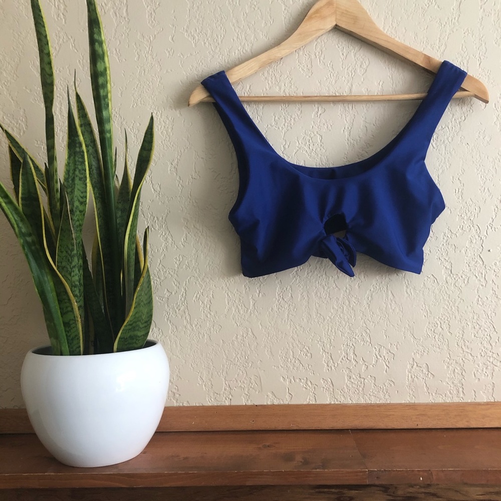 Royal Blue Bikini Top